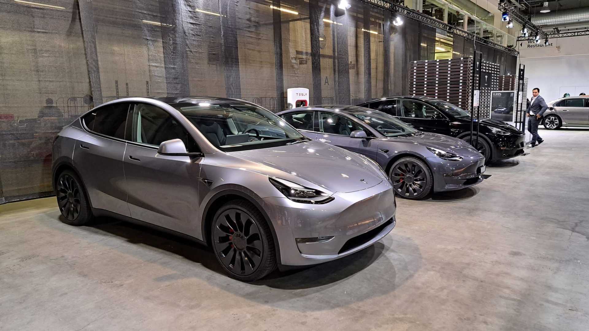 Quicksilver Tesla Model Y Spotted In Public For The First Time