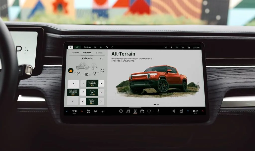 Rivian mode selection - All-Terrain