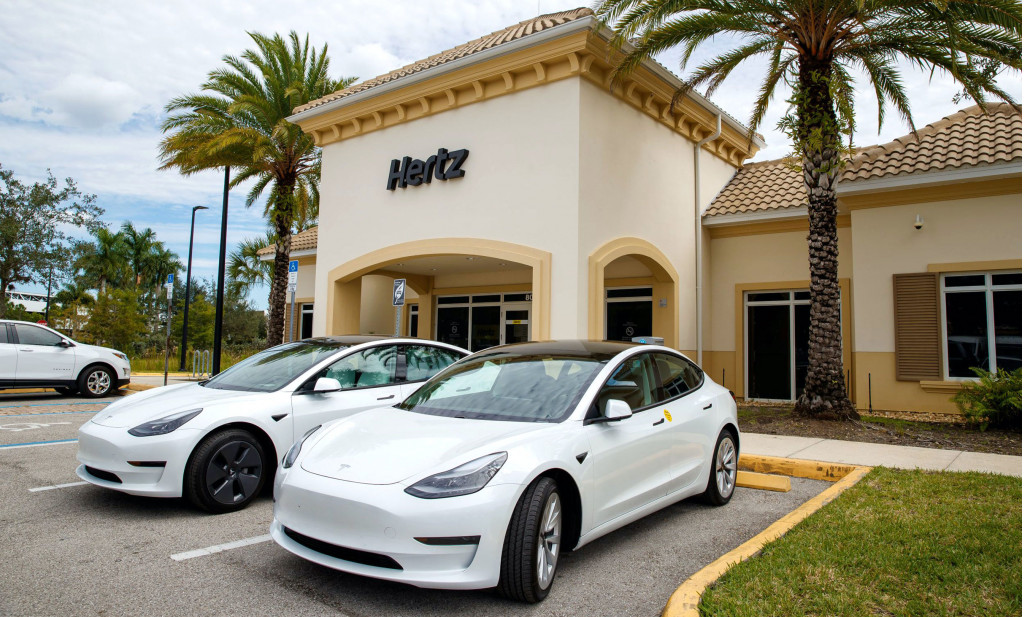 Tesla at Hertz