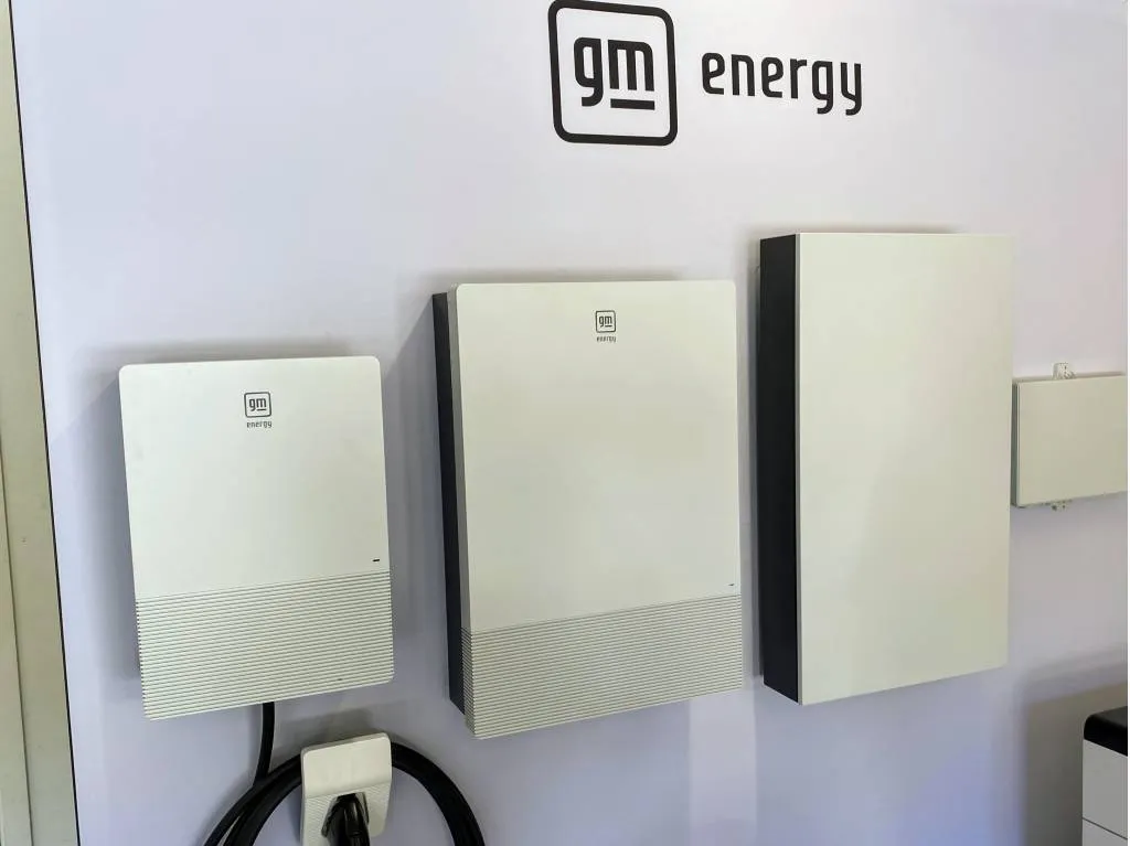 GM Energy home bundle - displayed with Chevy Blazer EV