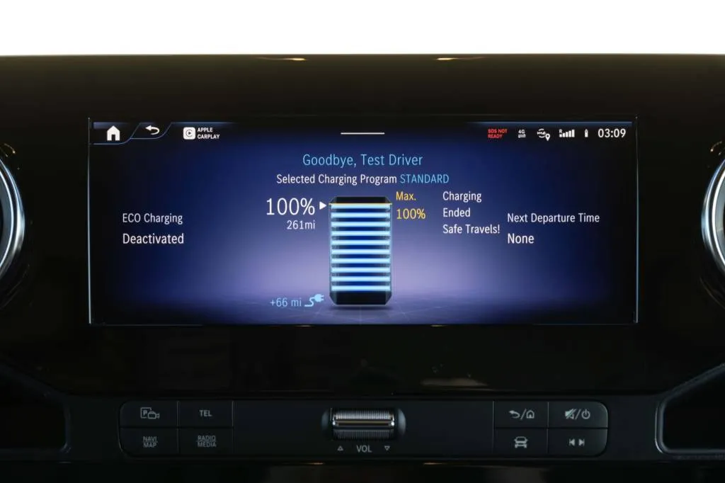 2024 Mercedes-Benz eSprinter - EV interface