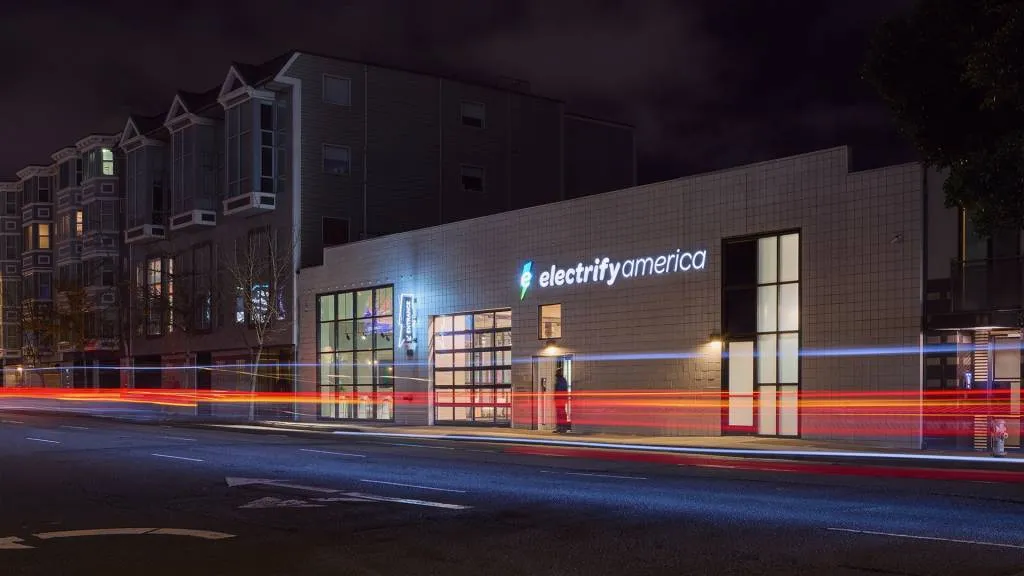 First Electrify America indoor charging station opens in San Francisco