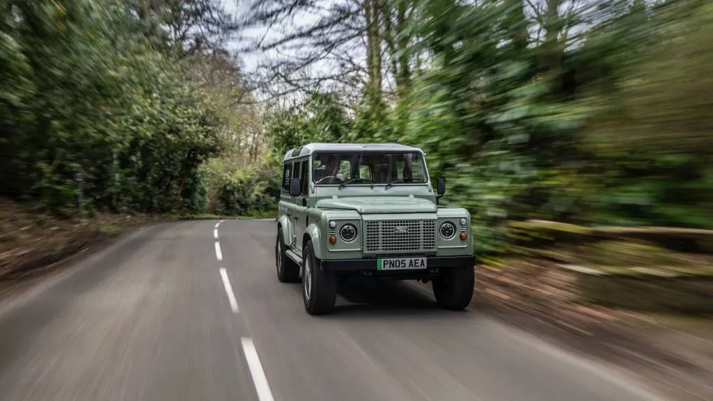Land Rover Defender EV conversion by Bedeo
