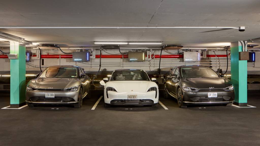 Gravity EV charging center in New York City