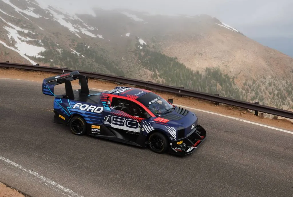 Ford F-150 Lightning SuperTruck at 2024 Pikes Peak International Hill Climb