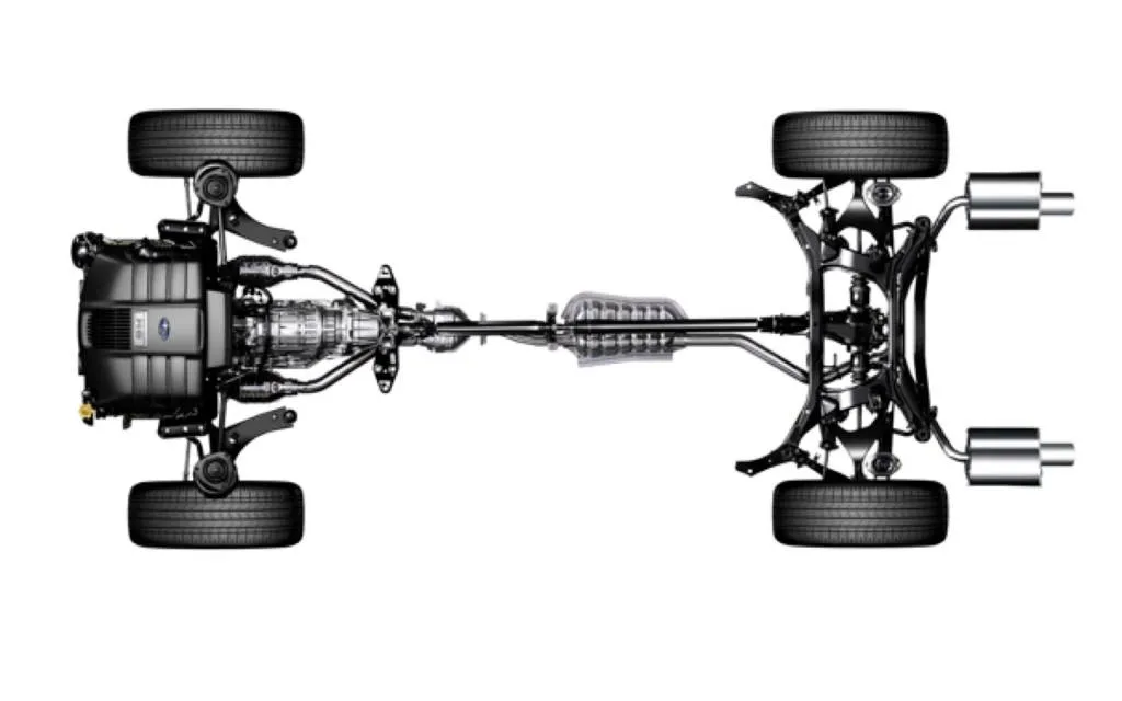 2025 Subaru Forester Hybrid - hybrid system layout