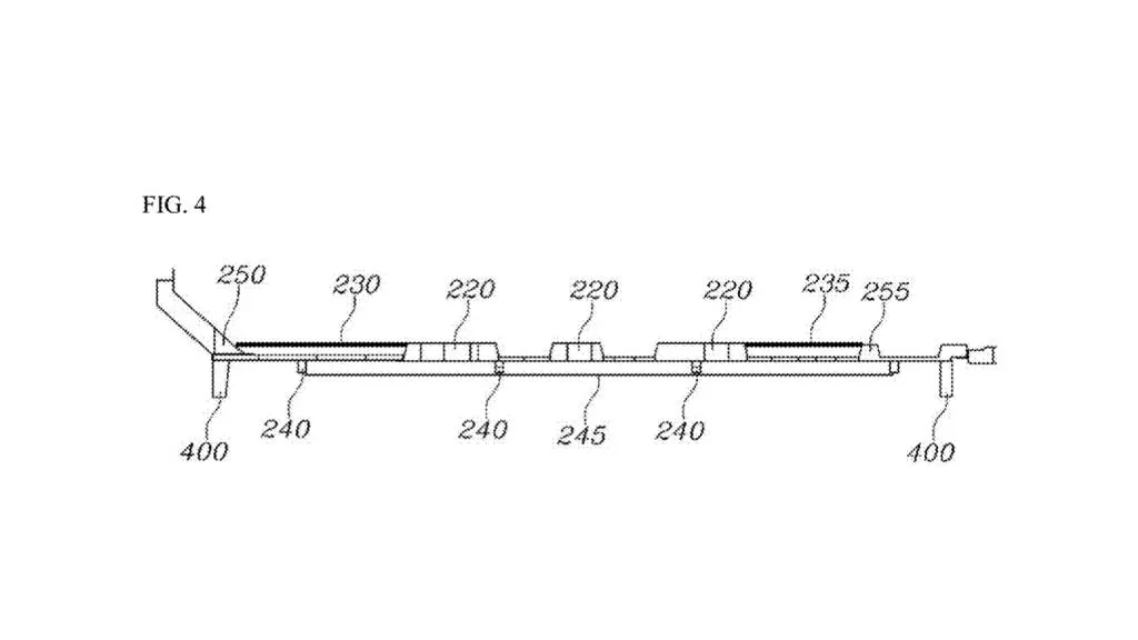 Hyundai and Kia battery case floor patent image