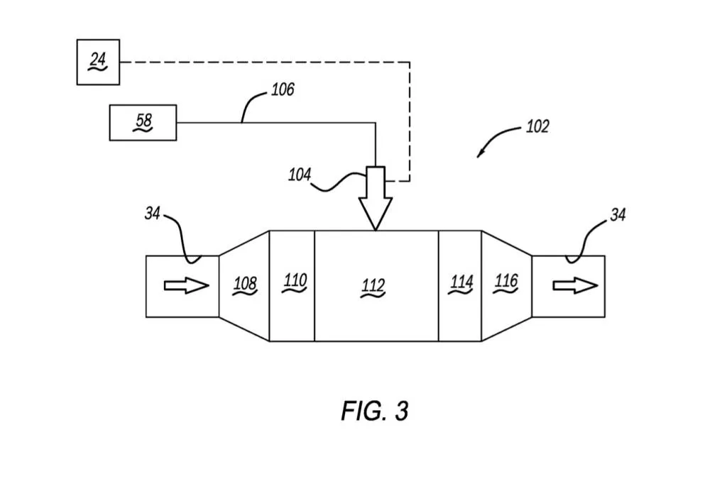 Stellantis EV exhaust system patent image