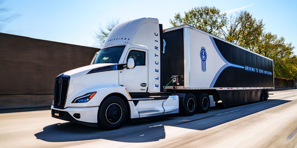 Kenworth T680E electric truck